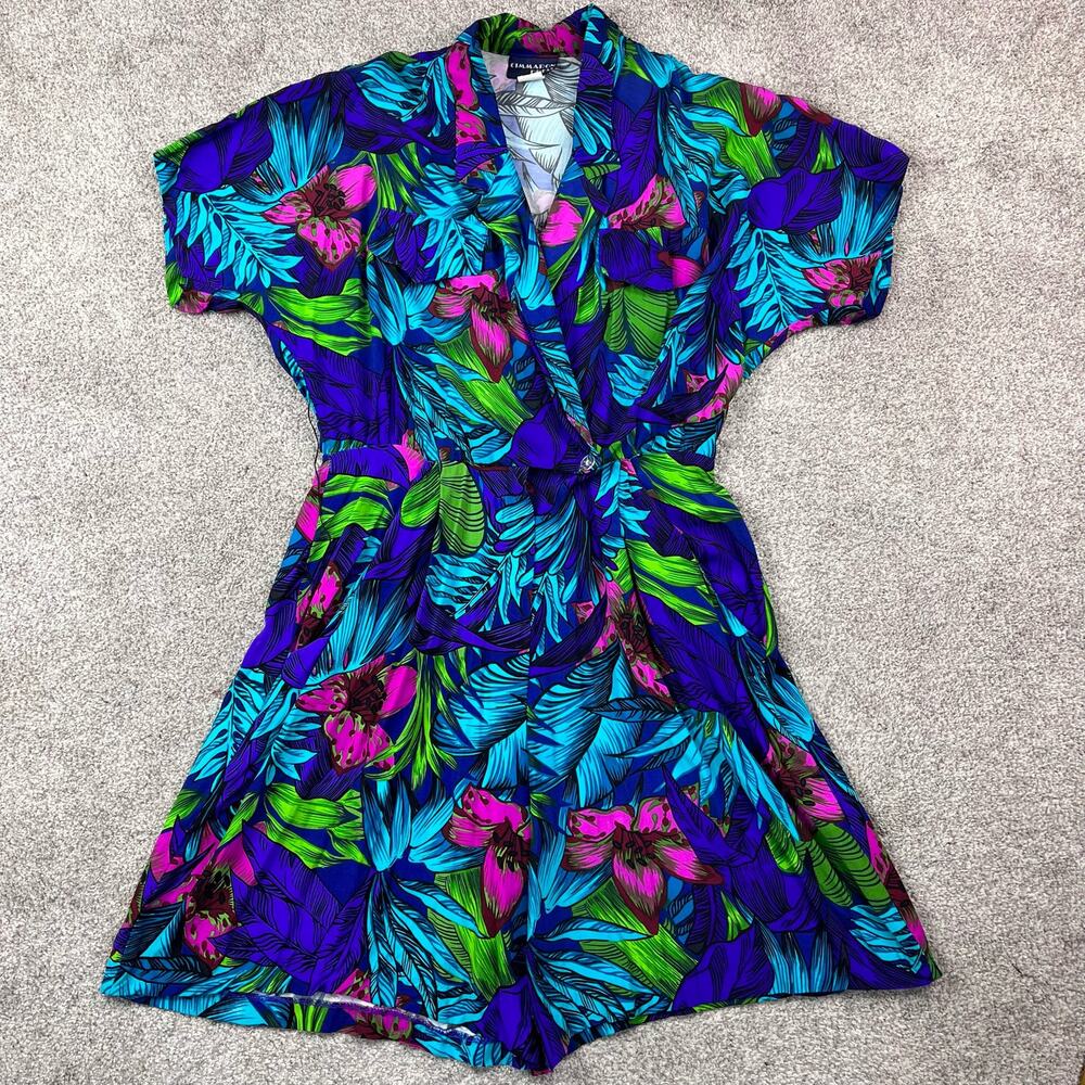 Vintage Tropical Cimmaron Dress Ropmer 13/14 Made in USA